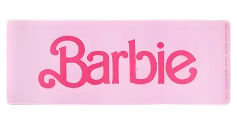 PALADONE Herní podložka Barbie / Podložka na stůl / 80 x 30 cm