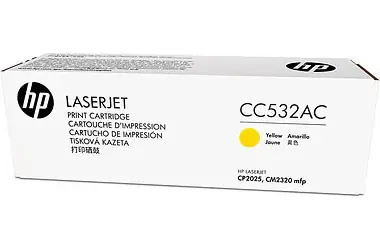 HP 304A CC532AC žlutá / Originální toner / pro Color LaserJet CP2025, CM2320 / 2800 stran