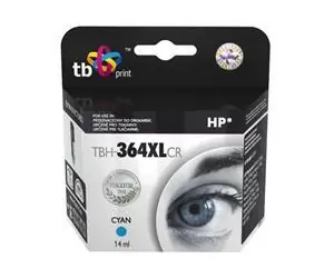 TB TBH-364XLCR azurová / Inkoustová kazeta / kompatibilní s HP CB323EE (364XL) / 10,5 ml / 750 stran
