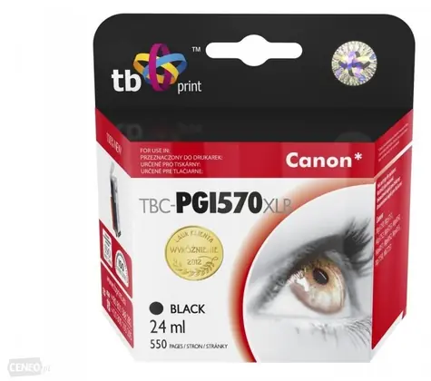TB PGI-570X černá / Cartridge / Kompatibilní s Canon PGI-570XL / 24 ml / cca 500 stran