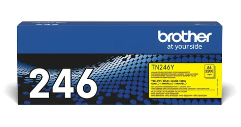 Brother TN-246Y žlutá / Toner / HL-3142CW, HL-3152CDW, HL-3172CDW aj. / 2200 stran