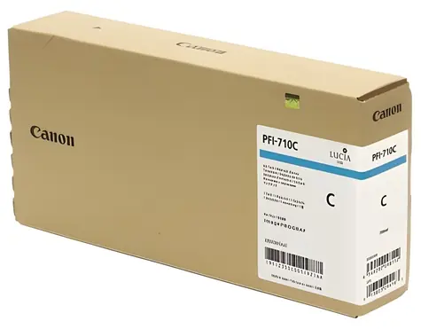 Canon PFI-710 azurová / Inkoustová cartridge / Pro imagePROGRAF TX-4100 / 700 ml / Originální
