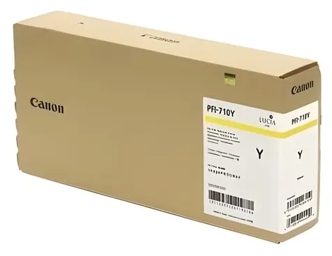 Canon PFI-710 žlutá / Inkoustová cartridge / Pro imagePROGRAF TX-4100 / 700 ml / Originální