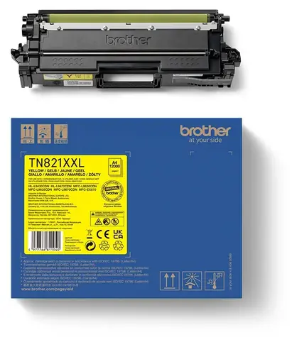 Brother TN-821XXLY žlutá / Originální toner / pro MFC-L9670CDN & L9630CDN & HL-L9470CDN & L9430CDN / 12 000 stran