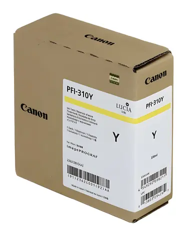 Canon PFI-310 Y žlutá / Cartridge / imagePROGRAF TX-2000, TX-3000, TX-4000 / 330 ml / Originální