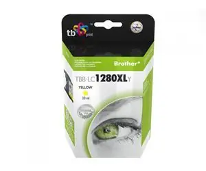 TB LC1280XLY / Inkoustová kazeta / kompatibilní s Brother LC1280XL / žlutá / 815 stran