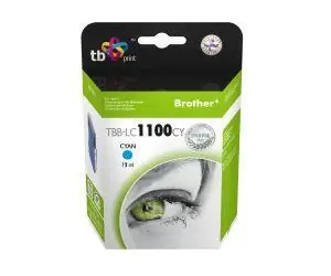 TB kompatibilní inkoustová kazeta LC1100C azurová / Inkoustová kazeta / pro Brother / 19 ml / 1200 stran