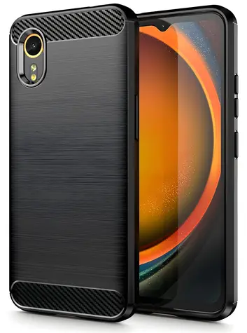 Tech-Protect TPUCarbon Galaxy Xcover 7 černá / Ochranný kryt / TPU / Karbonový vzor