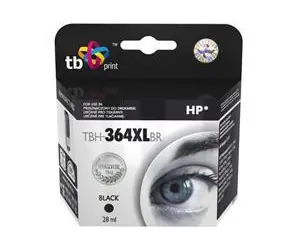 TB TBH-364XLBR černá / Inkoustová kazeta / kompatibilní s HP CB321EE (364XL) / 17,5 ml / 550 stran