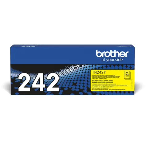 Brother TN-242Y žlutá / Originální toner / HL-3142CW, HL-3152CDW, HL-3172CDW / 1400 stran