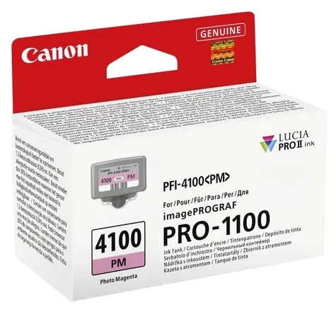 Canon PFI-4100PM / Cartridge / imagePROGRAF PRO-1100 / photo purpurová / 80 ml