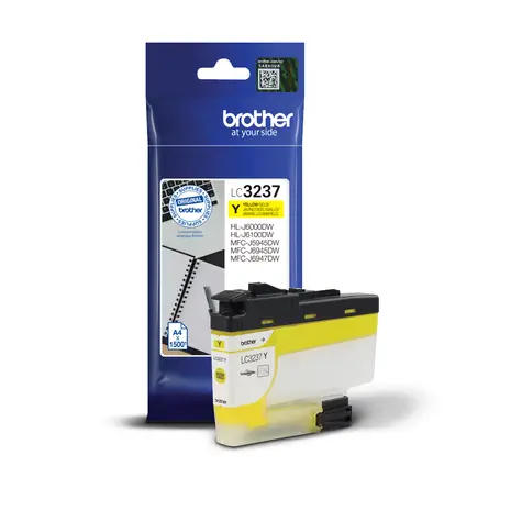 Brother LC-3237Y žlutá / Inkoustová cartridge / Originál / 1500 stran / MFC-J5945DW, MFC-J6945DW, HL-J6000DW
