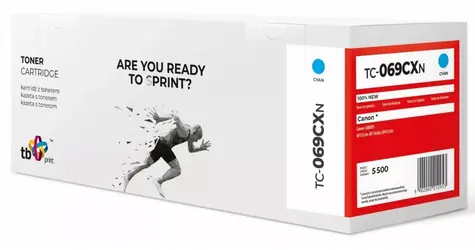 TB CRG069H CY azurová / Toner / pro Canon MF752Cdw, MF754Cdw, LBP673Cdw / 5.500 stran