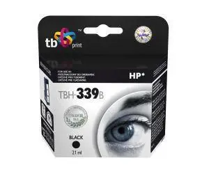 TB kompatibilní inkoustová kazeta HP č.339 (C8767E) černá / Inkoustová kazeta / 860 stran / 25 ml