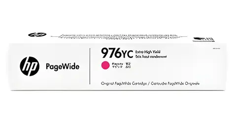 HP 976YC purpurová / Inkoustová náplň / vysoká kapacita / pro tiskárny HP PageWide Managed