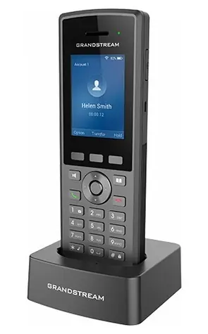 Grandstream WP825 černá / VoIP telefon / WiFi / IP67 / Bluetooth / 2x SIP účet