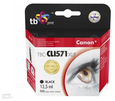 TB Kompatibilní cartridge CLI-571XL pro tiskárny Canon černá / Inkoustová náplň / 715 stran / 12,5 ml