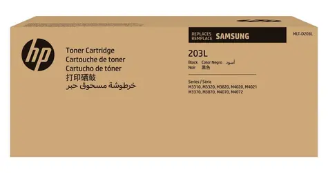 HP MLT-D203L černá / Toner / ProXpress M3320, M3370, M3820, M4020, M3870, M4070 / vysoká výtěžnost / Laser