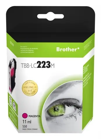 TB TBB-LC223M purpurová / Inkoustová cartridge / kompatibilní s Brother LC223 / 11 ml / 550 stran