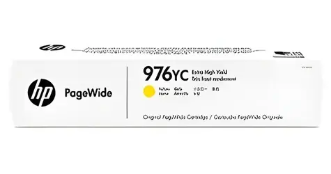 HP 976YC žlutá / Inkoustová náplň / vysoká kapacita / pro tiskárny HP PageWide Managed