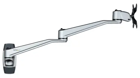 StarTech Nástěnný držák monitoru dlouhé rameno stříbrná / Držák pro monitor / VESA 100x100 mm / do 30