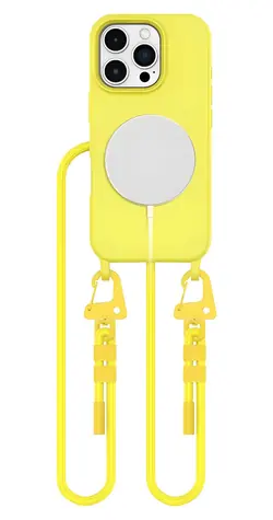Tech-Protect MagNecklace žlutá / Kryt / Apple iPhone 16 Pro Max / MagSafe / poutko na krk