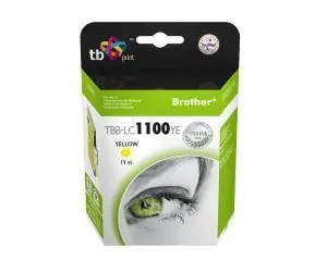 TB kompatibilní inkoustová kazeta LC1100Y žlutá / Inkoustová kazeta / pro Brother / 19 ml / 1200 stran