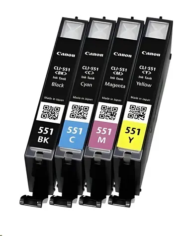 Canon CLI-551 MULTI / Originální cartridge / C+M+Y+BK / pro PIXMA iP7250/8750, iX6850, MG5450-7550, MX725/925