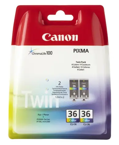 Canon CLI-36 Color / Cartridge / Twin Pack 2 ks / Originální