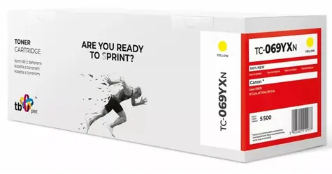 TB CRG069H YE žlutá / Toner / pro Canon MF752Cdw, MF754Cdw, LBP673Cdw / 5.500 stran