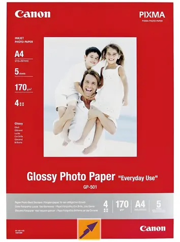 Canon GP-501 / Fotopapír / lesklý / 10x15 cm / 5 listů / 210 g/m2
