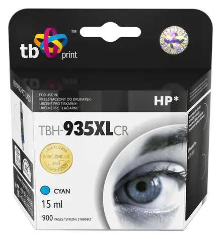 TB cartridge pro HP OfficeJet 6230 tyrkysová / Cartridge / Renovovaná / 15 ml / cca 900 stran