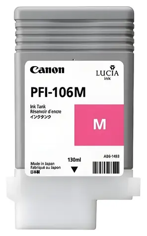 Canon PFI-106 M purpurová / Inkoustová kazeta / 130 ml / imagePROGRAF iPF6400