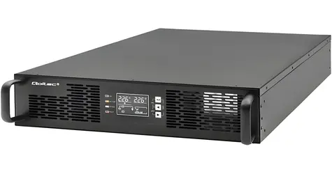 Qoltec 52287 / UPS / RACK / 3000VA / 3000 W / LCD