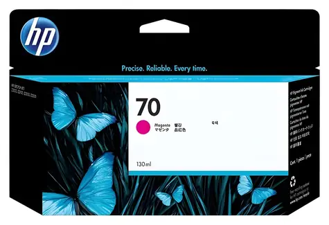 HP No. 70 Magenta / Inkoustová cartridge / pro DesignJet Z2100, Z3100, Z3200 / 130 ml