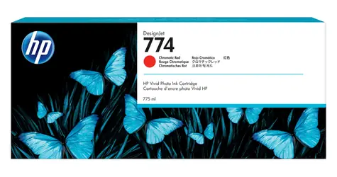 HP 774 originální inkoust chromová červená / pro HP DesignJet Z6610 & Z6810 Production / 775 ml