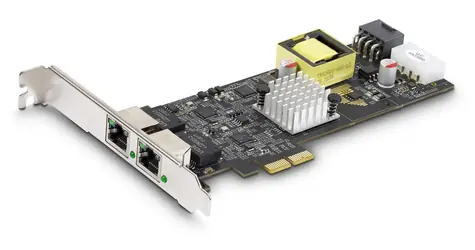 StarTech 2-Port 2,5GbE PoE síťová karta / Síťová karta / PCIe / 2x RJ-45 / 2,5 Gbps / Intel I225-V
