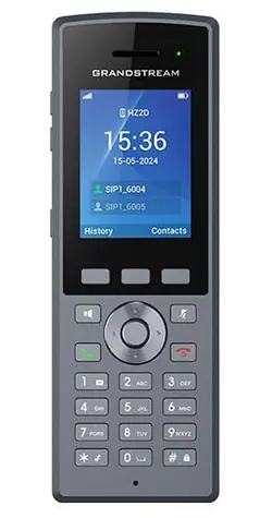 Grandstream DP735 šedá / VoIP telefon DECT / 20 SIP účtů / IP67 / 2,4