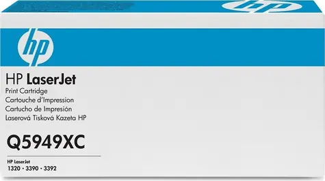 HP Q5949XC / Toner / černý / 6000 stran / LaserJet 1320, 3390, 3392