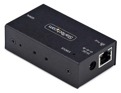 StarTech PoE adaptér RS-232 na Ethernet / Server sériových portů / DB-25 / RJ-45 / PoE 802.3af
