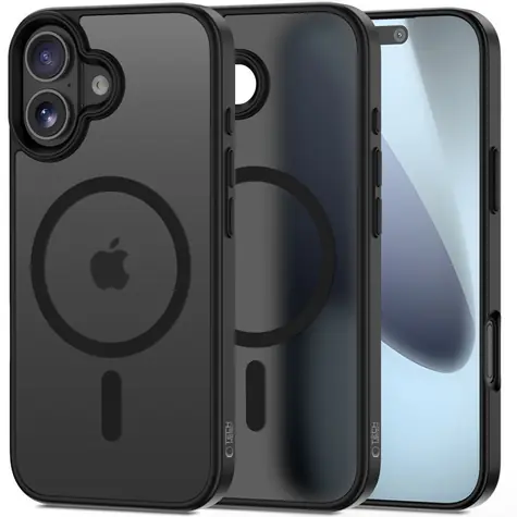 Tech-Protect MagMat MagSafe iPhone 17 matná černá / Kryt / MagSafe / TPU+PC