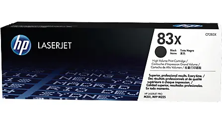 HP 83X CF283XC černá / Toner / 2 200 stran / LaserJet Pro M201, M225