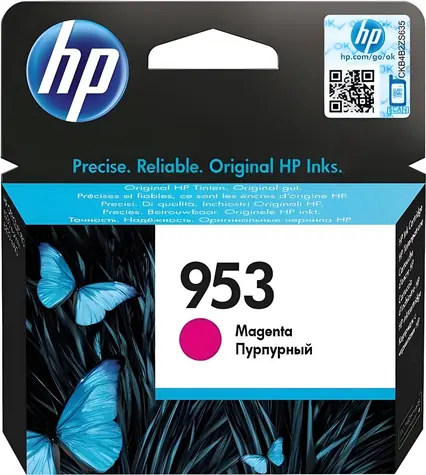 HP 953 (F6U13AE) inkoustová kazeta purpurová / pro HP OfficeJet Pro 7720 & 8210 & 8720 / cca 700 stran