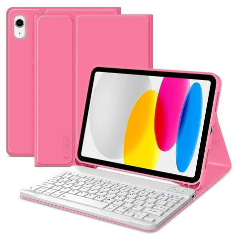 Tech-Protect SC Pen + Keyboard magenta / Pouzdro s klávesnicí / Apple iPad 10.9