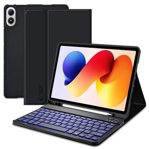 Tech-Protect SC Pen + Keyboard černá / Pouzdro s klávesnicí / Xiaomi Poco Pad M1/Redmi Pad 2 Pro 12.1