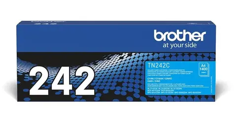Brother TN-242C / Toner / azurová / výtěžnost 1 400 stran / HL-3142CW, HL-3152CDW, HL-3172CDW
