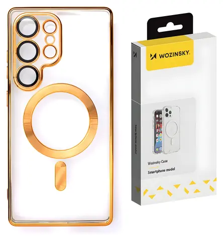 Wozinsky Electroplated Case zlatá / Zadní kryt / Samsung Galaxy S24 FE / MagSafe
