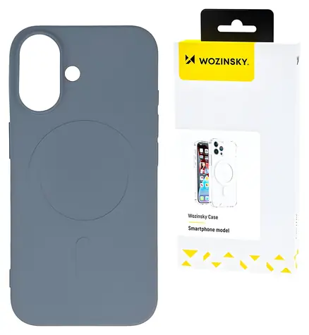 Wozinsky Silikonový kryt pro Samsung Galaxy S25 šedá / Kryt / MagSafe / Silikon