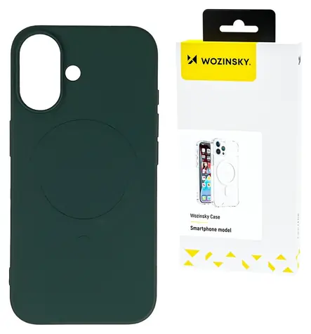 Wozinsky Liquid Silicone Case zelená / Zadní kryt / Samsung Galaxy S25 Ultra / MagSafe