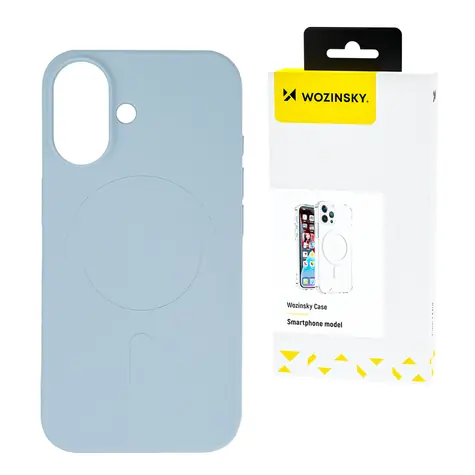 Wozinsky Silicone Case MagSafe modrá / Kryt na mobil / Samsung Galaxy S25 / silikonový / magnetický
